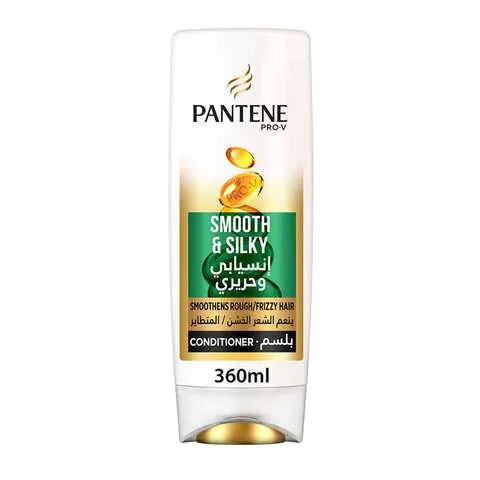 Pantene Pro-V Smooth And Silky Conditioner White 360ml