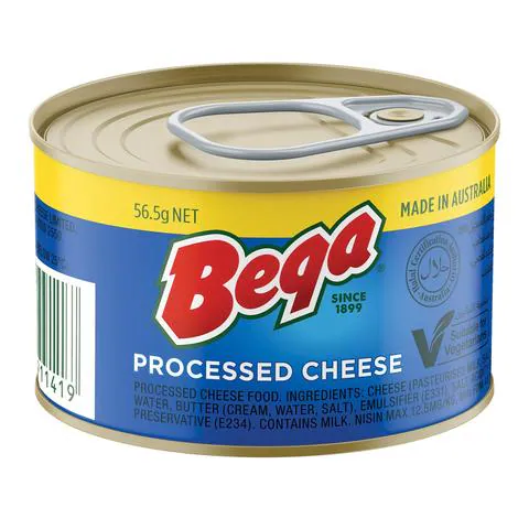 Bega Processed Cheese 56.5g