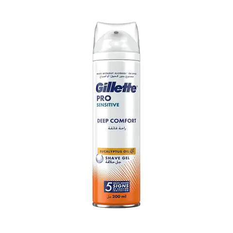 Gillette Pro Shaving Gel Deep Comfort 200ml