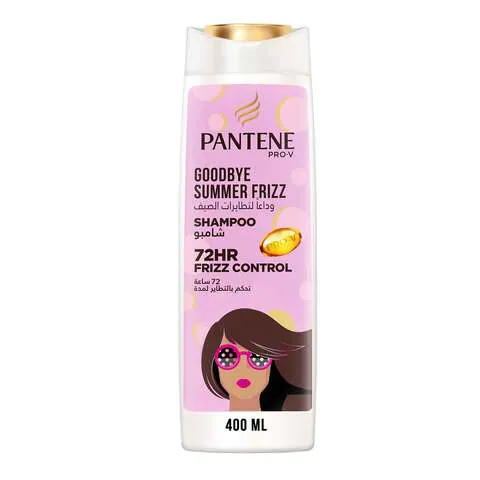 Pantene Pro-V Goodbye Summer Frizz Shampoo With 72H Frizz Control Clear 400ml