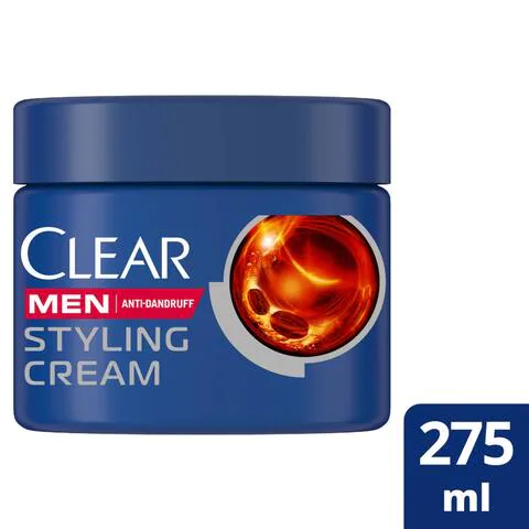 Clear men styling hair cream with coffee 275ml